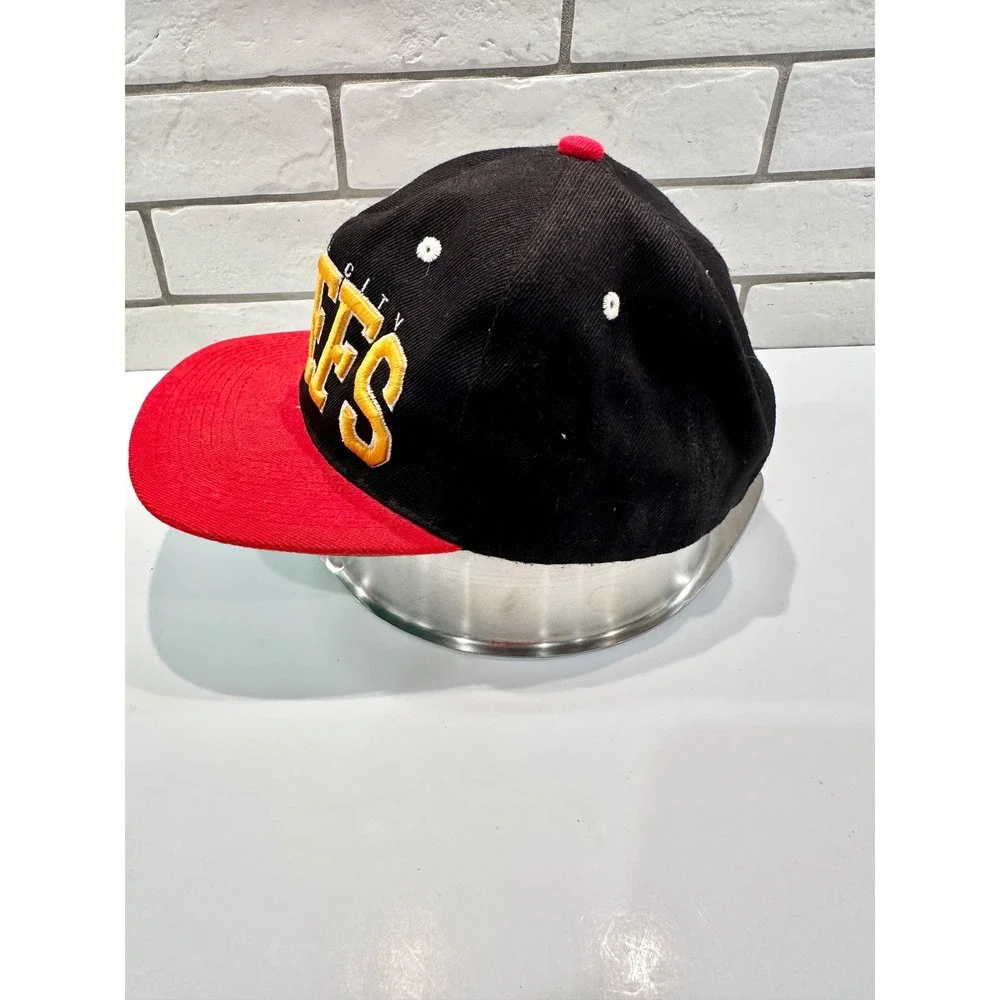 Kansas City Chiefs NFL Team Apparel Snapback Hat Black Acrylic One Size Fits All